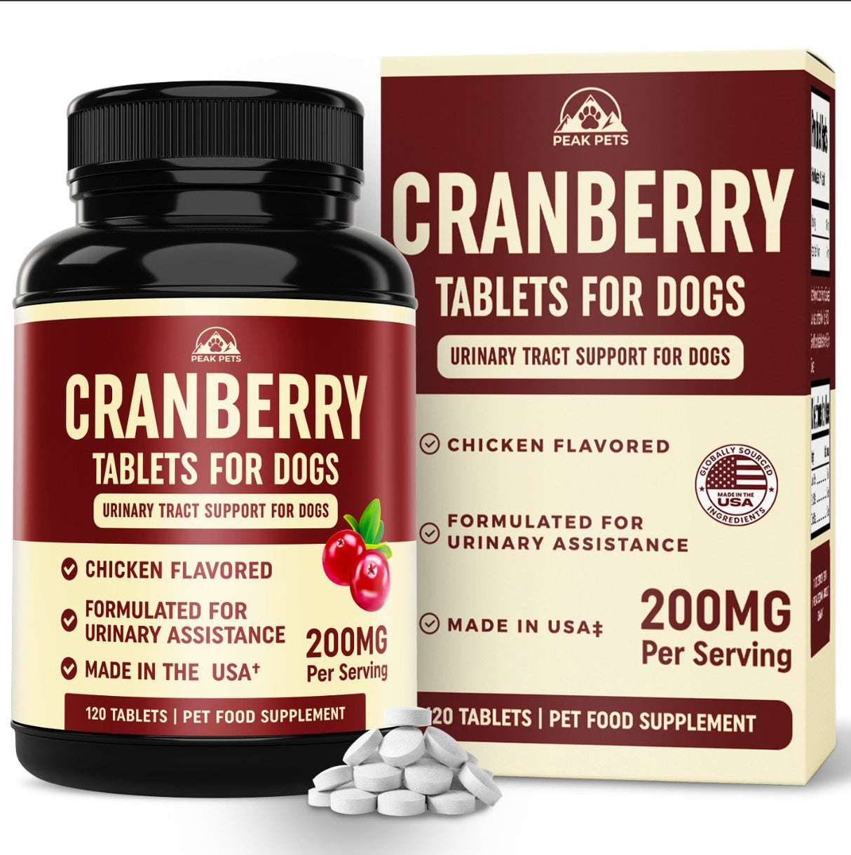 Cranberry Supplement for Dogs UTI Treatment