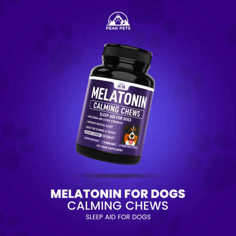 Melatonin Calming Chews Sleep Aid for Dogs