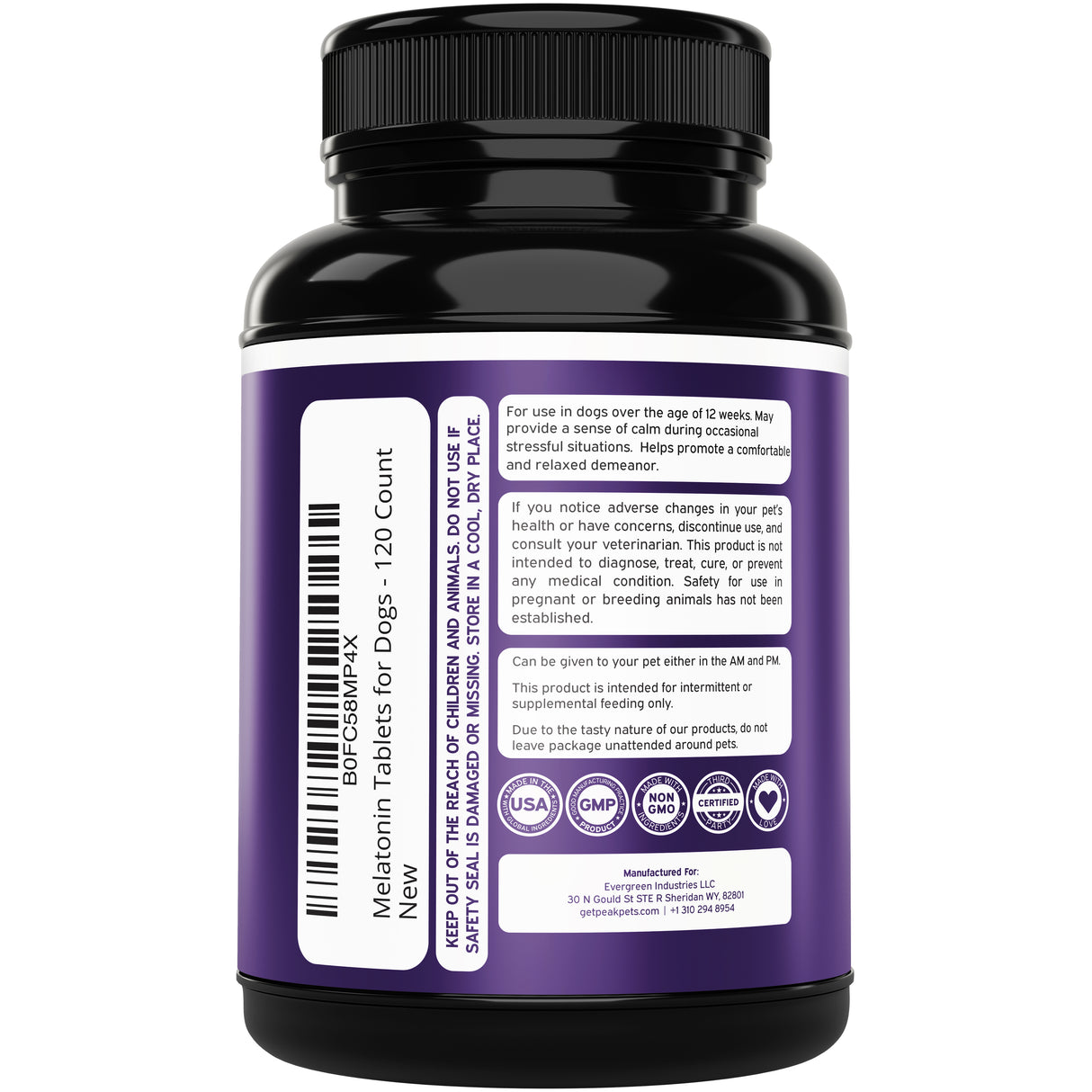 Melatonin Calming Chews Sleep Aid for Dogs